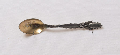 Helen Campbell's Holly Spoon - Spoon, Souvenir