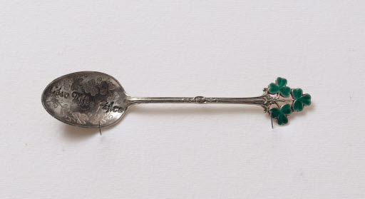 Helen Campbell's Shamrock Spoon - Spoon, Souvenir