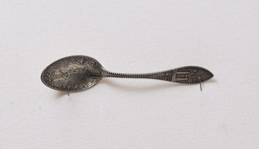 Helen Campbell's Wallace Mining Spoon - Spoon, Souvenir