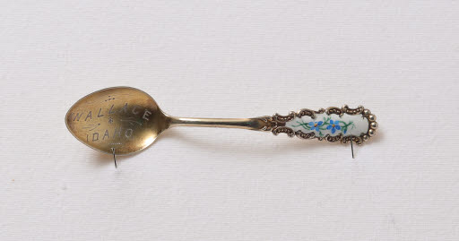 Helen Campbell's Wallace, Idaho Forget-Me-Not Spoon - Spoon, Souvenir