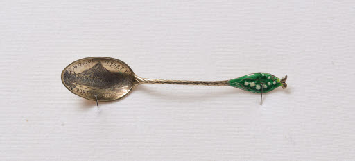 Helen Campbell's Portland, Oregon Lily of the Valley Spoon - Spoon, Souvenir
