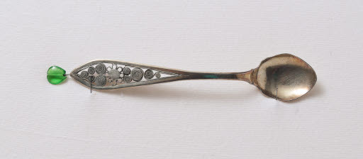 Helen Campbell's Green-tipped Spoon - Spoon, Souvenir
