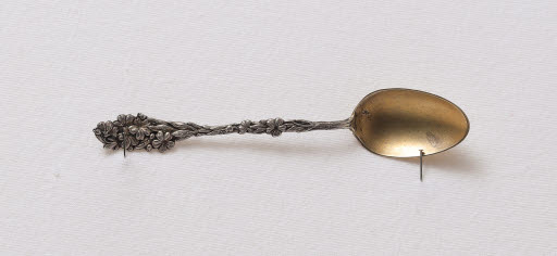 Helen Campbell's Flower Cluster Spoon Pair - Spoon, Souvenir