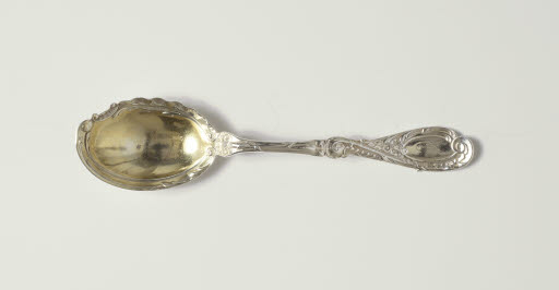 La Rocaille Serving Spoon with Serrated Edge - Spoon, Serving; Spoon, Jam; Spoon, Sugar
