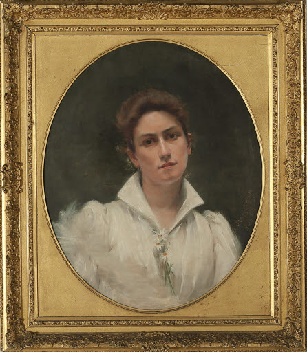 Mrs. Miles Poindexter - Painting; Frame