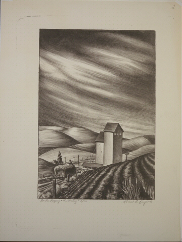 For the Reaping and the Sowing - Print; Lithograph