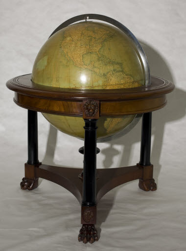 Globe with Mahogany Stand - Globe