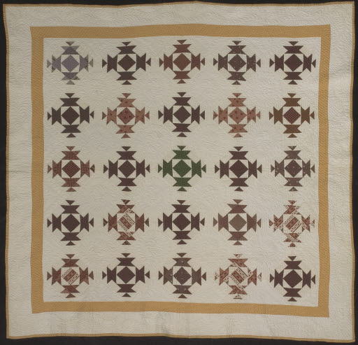 Broken Dish/Chinese Block Quilt - Quilt