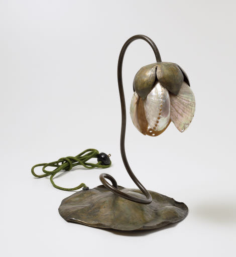 Bronze and Shell Lamp - Lamp
