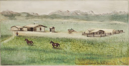 Wyoming Ranch - Painting