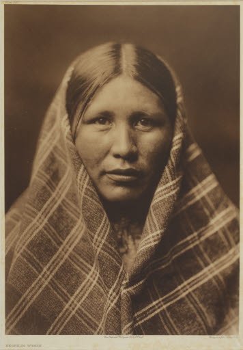 Nespilim Woman (plate 245; portfolio 7) - Photogravure