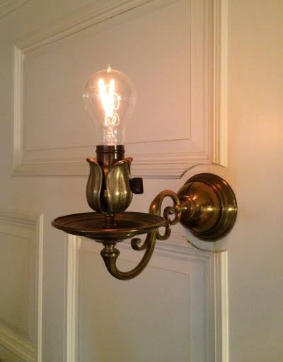 Brass Tulip Sconces - Sconce