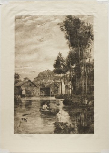 Evening - Etching