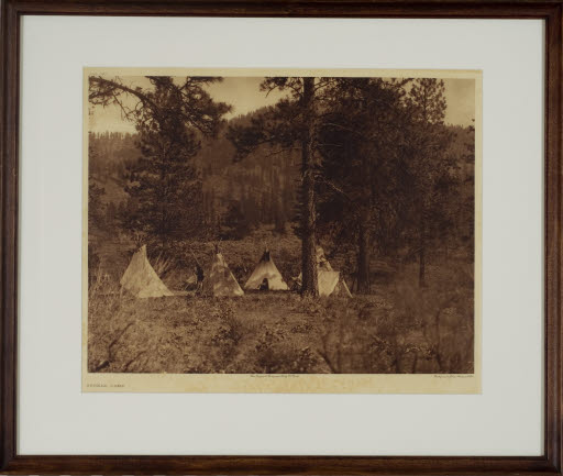 Spokan Camp (plate 243, portfolio 7) - Photogravure