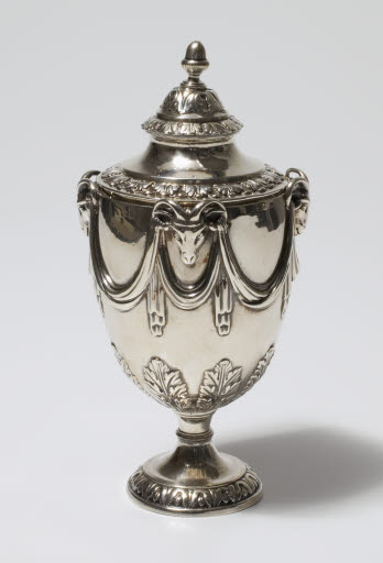Silver "Mean Well" Lidded Loving Cup - Chalice; Cup, Loving