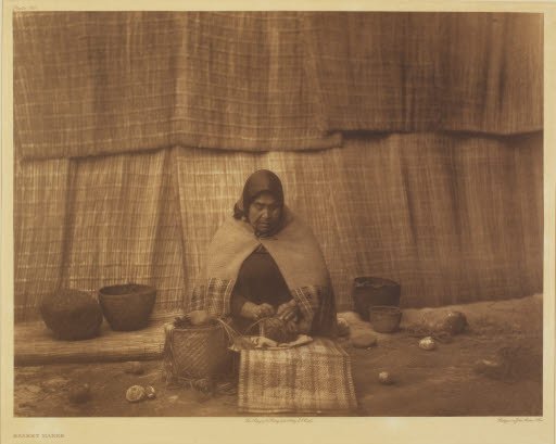 Basket Maker (plate 310; portfolio 9) - Photogravure