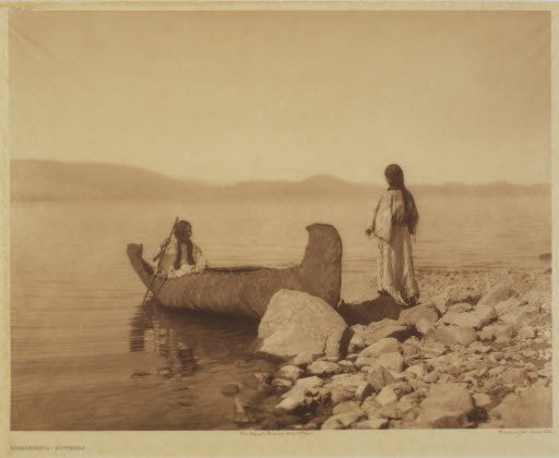 Embarking-Kutenai (plate 250; portfolio 7) - Photogravure