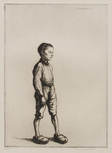 Burgundian Boy - Etching