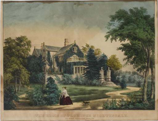 The House of Florence Nightingale, Lea Hurst, Derbyshire, England - Print