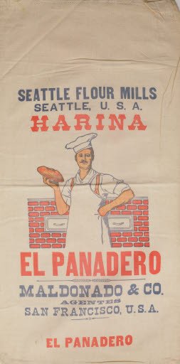 Harina El Panadero Flour Sack (Seattle Flour Mills) - Sack, Flour