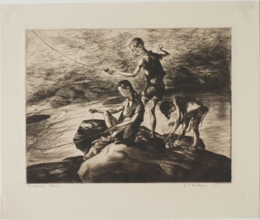 Fishermen Three - Etching