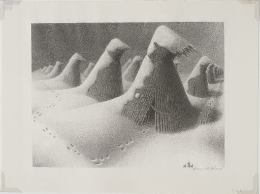 January - Lithograph