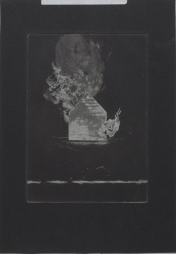 Arson's Dream, (Study) I - Lithograph