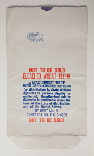 Federal Surplus Commodities Corporation Flour Sack - Sack, Flour