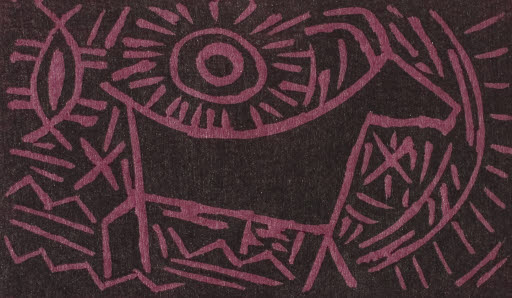 Petroglyph - Linocut