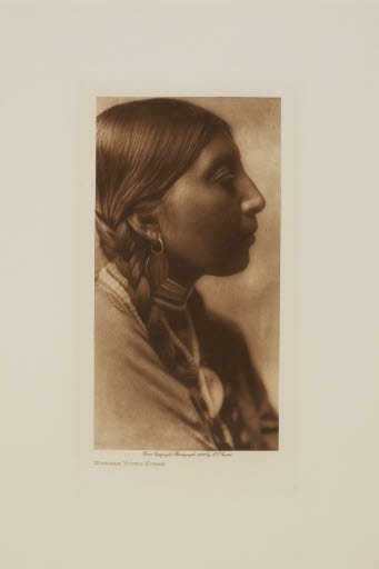 Wishham Young Woman (plate facing page 122, volume 8) - Photogravure; Page