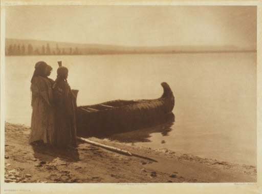 Kutenai Girls (plate 253, portfolio 7) - Photogravure