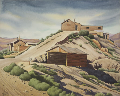 Hilltop House - Painting