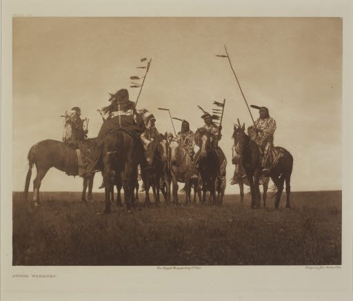 Atsina Warriors (plate 179; portfolio 5) - Photogravure