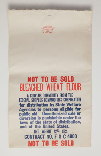 Federal Surplus Commodities Corporation Flour Sack - Sack, Flour