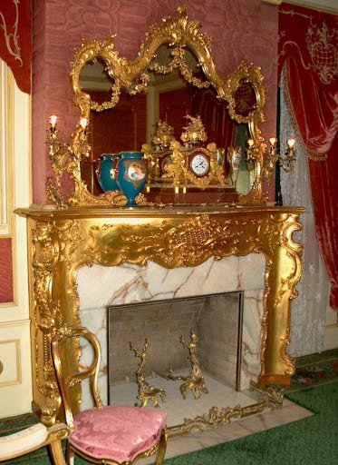 Gold Rococo Mirror - Mirror