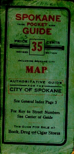 Spokane Pocket Guide Including Spokane City Map - Pamphlet