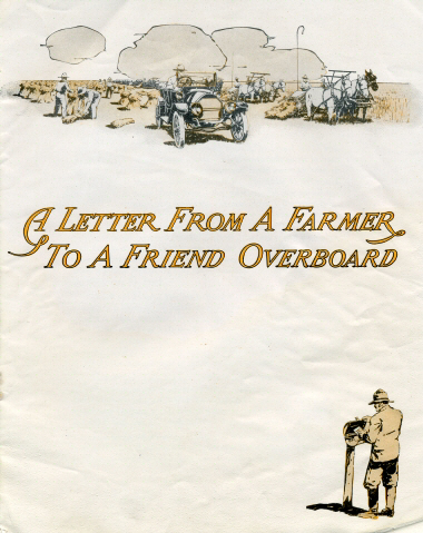 A Letter from a Farmer to a Friend Overboard - Pamphlet