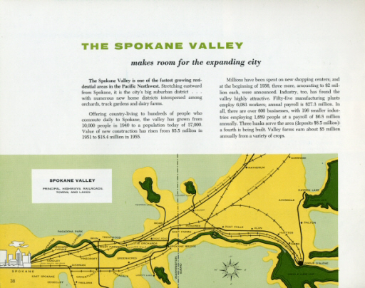 The Spokane Valley Makes Room for the Expanding City - Pamphlet