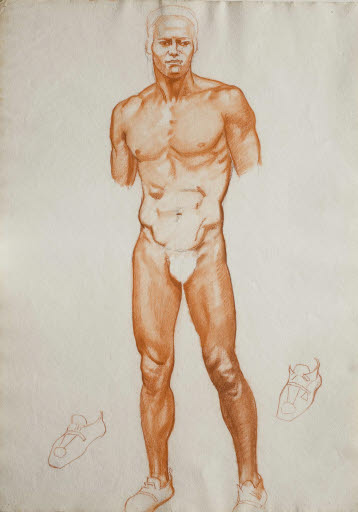 Figure Study, Untitled - Sketch