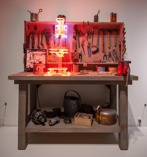 My Father's Workbench - Sculpture