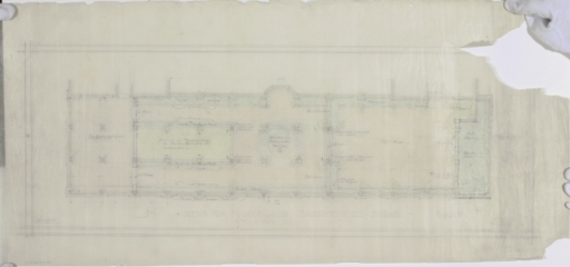 "Sketch Plan for Roof Garden Davenport Hotel, Spokane Scheme No. 1" c. 1913