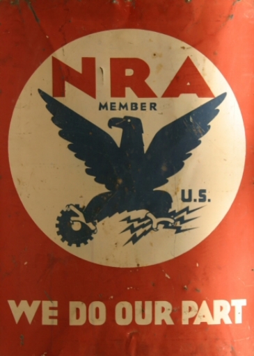 National Recovery Administration Member Sign - Sign