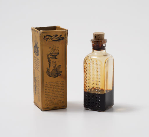 Vapo-Cresolene Bottle and Carton - Bottle, Medicine