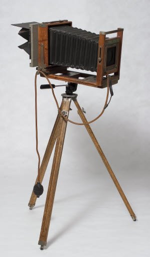 Wally Hagin's Bellow Tripod Portrait Camera - Camera