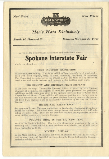 Official Program: Thirteenth Annual Spokane Interstate Fair, page 22 - Page