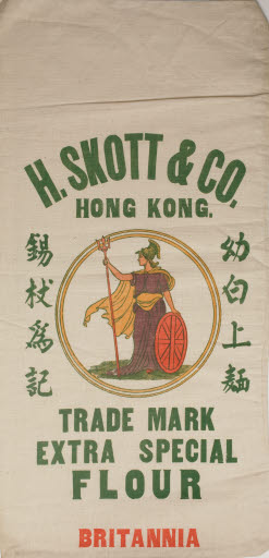 H. Skott and Co. Britannia Flour Sack - Sack, Flour