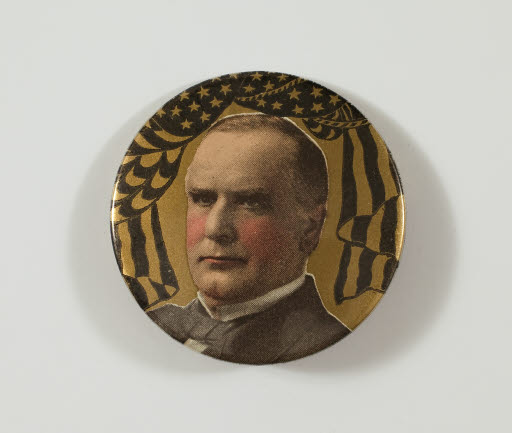 William McKinley Campaign Button - Button, Political