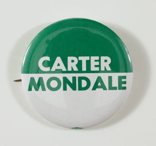 Carter Mondale Campaign Button - Button, Political