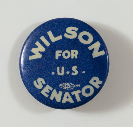 Wilson for U.S. Senator Campaign Button - Button, Political