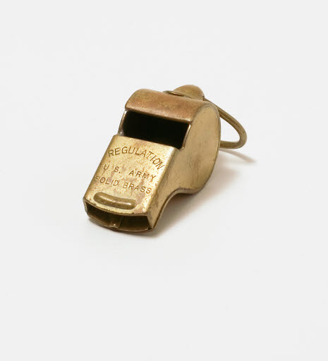 U. S. Army Regulation Brass Whistle - Whistle